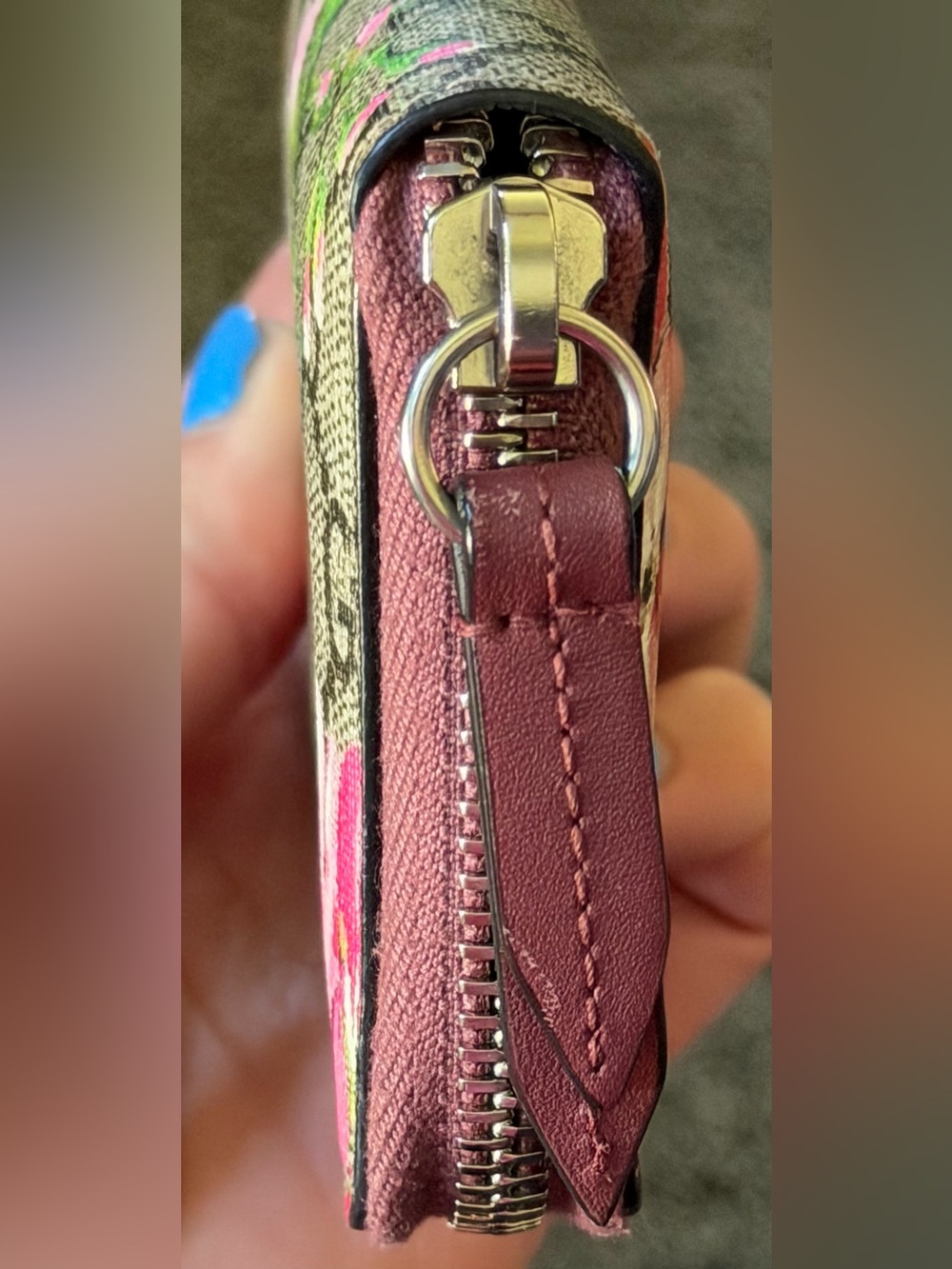 Gucci blooms zip around card case - Picture 7 of 15